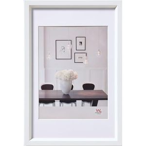 walther design, ES824W Steel Style, kunststof fotolijst, 18 x 24 cm, wit