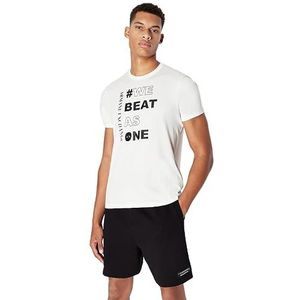 Armani Exchange We Beat As One Regular Fit T-shirt pour homme, Blanc., L