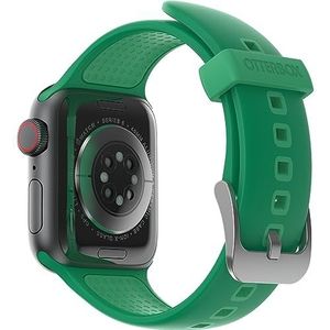 OtterBox All Day armband voor Apple Watch Series 9/8/7/6/SE 2e gen/SE 1e gen/5/4/3-42 mm/44 mm/45 mm, reservearmband van duurzame zachte siliconen voor Apple Watch, lichtgroen