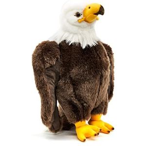Uni-Toys - Adelaar met witte kop - 32 cm (hoogte) - pluche adelaar, vogel - knuffeldier