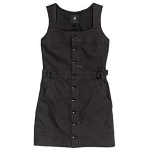 G-STAR RAW Mouwloze jurk voor dames, Zwart (Dk Black Gd D22870-d388-b564)