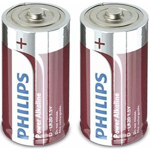 Philips LR20P2B - D / LR20 batterijen - 2 stuks