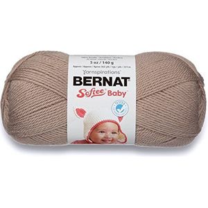 Bernat Kleine Softee babybal van acryl, kleine muis gemêleerd bruin