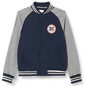 MUSTANG Brian College Jk Sweatshirt voor heren, Navy Blazer 5324