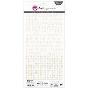 Anita y Su Mundo 320 stickers per vel 225 g, wit papier, 15 x 32 cm