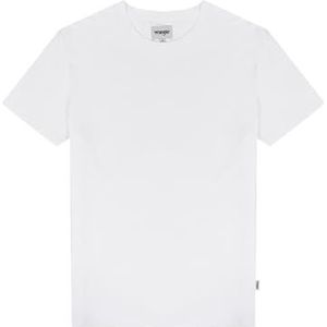 Wrangler t-shirt heren, Wit.