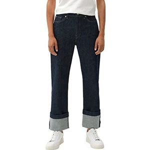 s.Oliver Dames jeans Karolin Cropped sTurkije Leg, donkerblauw, 48/34, Deep Blue, 48W/34L, Diep blauw