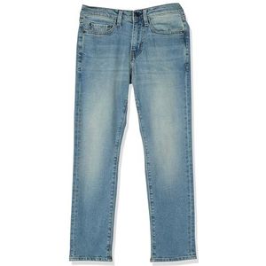 Amazon Essentials Slim jeans voor heren, lichtblauw, vintage, 35 x 28 (B x L)