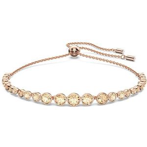 Swarovski Emily Damesarmband roségoud verguld met glanzende Swarovski kristallen, één maat, kristallen, roségoud, kristal, Kristallen, roségoud verguld, Kristal