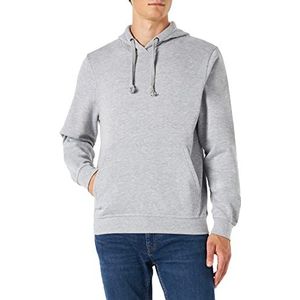 CliQue Basic Sweatshirt met capuchon voor heren, grijs (grijs gemengd)