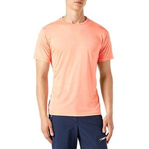 CMP T-Shirt Melange Jersey 100, Flash Orange, 44 heren, Flash Oranje