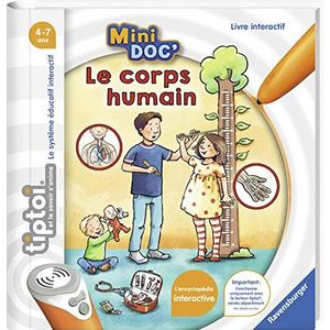 Ravensburger - Tiptoi Mini Doc' interactief boek - het menselijk lichaam - educatief spelletjes zonder beeldscherm in het Frans - kinderen vanaf 4 jaar - 00030
