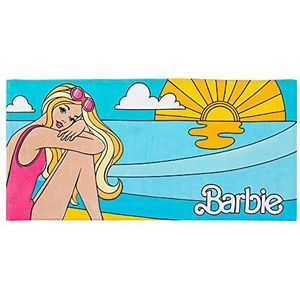 Franco Barbie Superzachte katoenen strandhanddoek voor kinderen, 71,1 x 147,3 cm