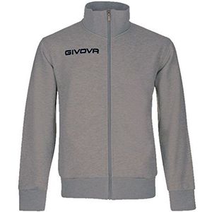 givova Citta New Sweatshirt voor heren, verpakking van 1 stuks, Grijs (Scuro 0023)