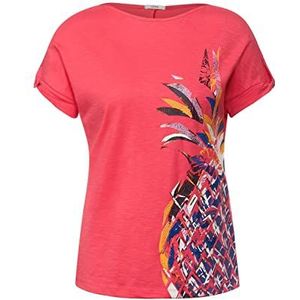 Cecil T-shirt voor dames, sunset coral