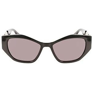 KARL LAGERFELD Kl6086S dames zonnebril zwart één maat zwart, zwart.