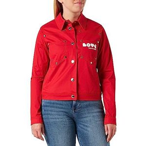 Love Moschino Trucker Jacket Veste pour femme, rouge, 40