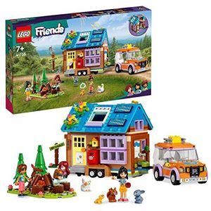 LEGO Friends Tiny House Kampeerset met Bos, Huisdieren en Speelgoedauto - 41735