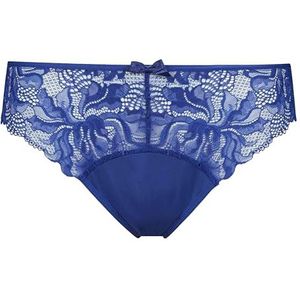 Dim 1 x Generous Essential microvezel kanten slipje voor dames, Blauw