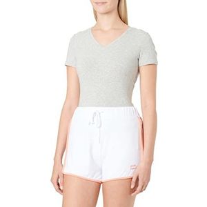 NA-KD Embroidery Casual shorts voor dames, Desert Pink