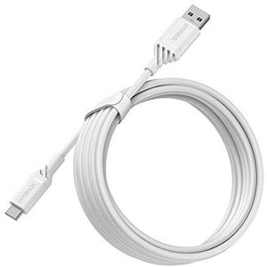 OtterBox USB A-C 3M versterkte kabel, performance serie, wit