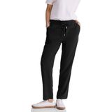 Street One A377201 Viscose broek voor dames, zwart.