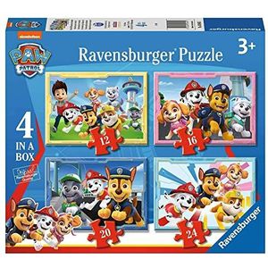 Paw Patrol Puzzel - 4-in-1 (12, 16, 20, 24 stukjes)