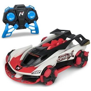 Nikko RC 10201 Nano Omni X, afstandsbediening RC auto, offroadvoertuig tot 14 km/u, multidirectionele wielen voor 360° rotatie, 2,4 GHz, USB-snellading, kinderen vanaf 6 jaar en volwassenen, ca. 24