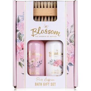 Accentra Blessom cadeauset in aantrekkelijke geschenkdoos, met douchegel 100 ml, bodylotion 100 ml en nagelborstel - cadeau voor vrouwen, bijvoorbeeld voor Moederdag,
