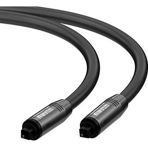 HDGear TC0040-010 - Premium optische Toslink-kabel met vergulde contacten (Toslink-stekker op Toslink) - 1,00m