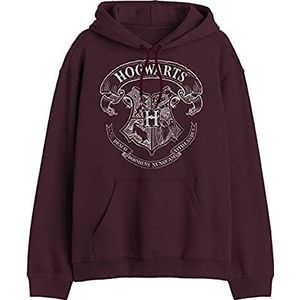 Harry Potter Mehapomsw071 Sweatshirt met capuchon voor heren, Bordeaux