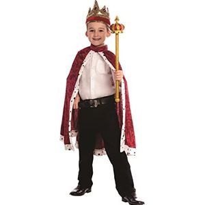 Dress Up America Kids Red King Jurk - Mooie jurk ontvouwt zich voor rollenspel