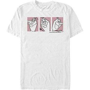 Disney T-shirt unisexe La Reine des Neiges 2 Samantha Organic à manches courtes, Blanc., M