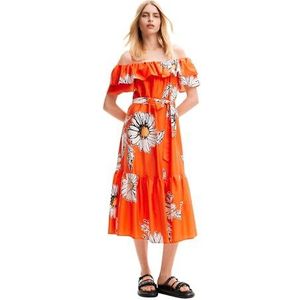 Desigual Robe pour femme Vest_georgeo, Orange, L