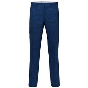 SELECTED FEMME Slhslim-Oasis Blue TRS B Noos herenkostuumbroek, Estate Blue, 98