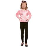 Smiffys 27490T1 Damesjas, officieel gelicentieerd product Grease Pink, 1-2 jaar