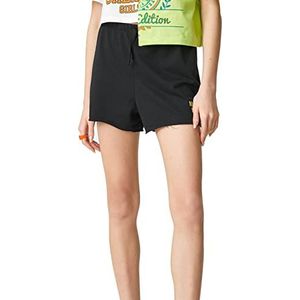 Koton Mini short de sport en coton avec cordon de serrage pour femme, Noir (999), XS