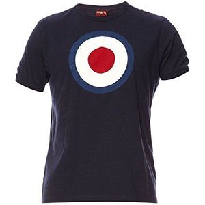 Merc of London Ticket T-shirt voor heren, Navy Blauw