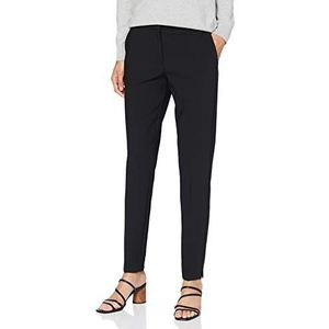 SELECTED FEMME Vrouwelijke broek met slim fit, zwart.