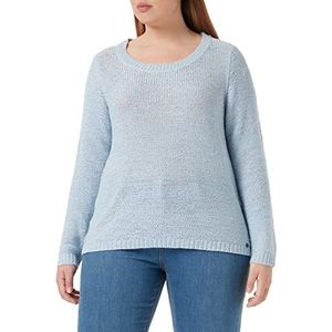 Only Onlgeena XO L/S pullover KNT Noos dames, Blauw (Cashmere Blue Cashmere Blue)