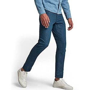 G-Star Raw Heren Jeans 3301 Straight Tapered, Blauw (3D Raw Denim C829-1241), 30 W/34 L