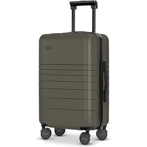 ETERNITIVE - Koffer | polycarbonaat en ABS | Harde koffer met TSA-slot | 360° rolkoffer, Olijf, Middelgrote koffer