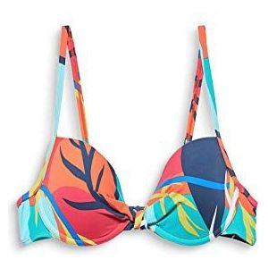Esprit Bodywear Tilly Beach Padded Bra Bikini Top 825, 40 C Dames, Oranje Rood