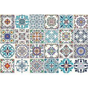 azulejos 15 x 15 cm muursticker cementtegels muursticker cementtegels zelfklevend 24 stuks