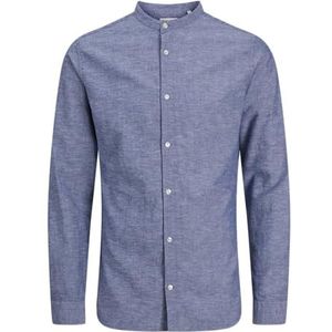 Jjebreeze Band Ls Sn T-shirt, Bleu jeans clair, L