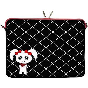 DIGITTRADE Designer Laptoptas neopreen netbook laptophoes 10,2 inch (11,6/13,3 inch) 15,6/17,3 inch 11,6 inch Fluffy 159