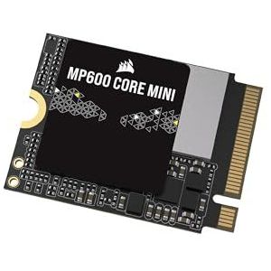 Corsair MP600 CORE MINI 1TB M.2 NVMe PCIe x4 Gen4 2 SSD - M.2 2230 - tot 5000 MB/sec sequentieel lezen - hoge dichtheid QLC NAND - ideaal voor Steam Deck, ASUS ROG Ally, Microsoft Surface Pro -