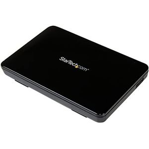 StarTech.com Externe harde schijf behuizing voor 2,5 inch SATA III en SSD op USB 3.0-poort met UASP-ondersteuning, draagbaar formaat (S2510BPU33)
