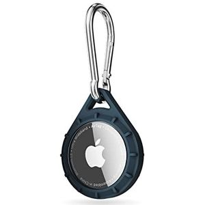 Pélican Protecteur AirTag - Porte-clés AirTag avec mousqueton en acier inoxydable [résistant aux chocs] [Essentiels de voyage] - Étui de protection Apple AirTag pour collier de chien, sac à dos, clés,