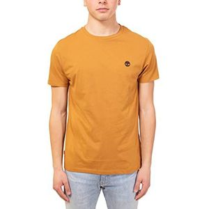 Timberland Tfo T-shirt heren SS LC Logo Slim T Wheat Boot, S, wheat boot